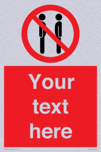 Custom prohibition not face to face